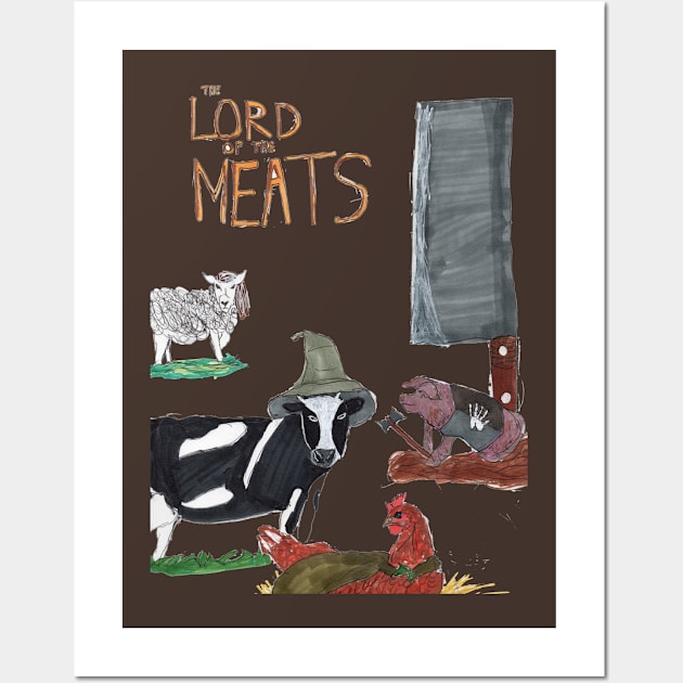 Lord of the Meats Wall Art by Salty Pretzel